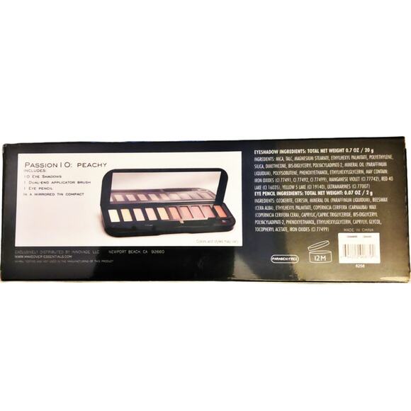 MAKEOVER ESSENTIALS EYESHADOW PALETTE PASSION 10 SERIES - GLAM OR PEACHY - Picture 7 of 7
